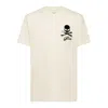 Philipp Plein Skull Bones-print T-shirt In Neutral
