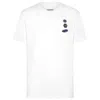 Philipp Plein Round Neck Cars Racing T-shirt In White