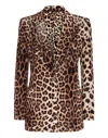 Philipp Plein Tailleur Jacket Leopard In Multi