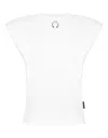 Philipp Plein Ring-embellished Padded Tank Top In White