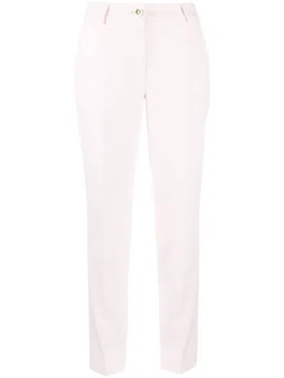 Philipp Plein Tapered Office Trousers In Pink