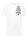 Philipp Plein Tattoo T-shirt In White