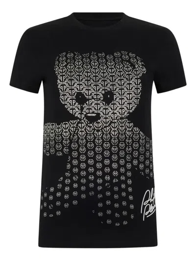 Philipp Plein T-shirt Sexy Pure Fit Teddy Teddy Bear In Black