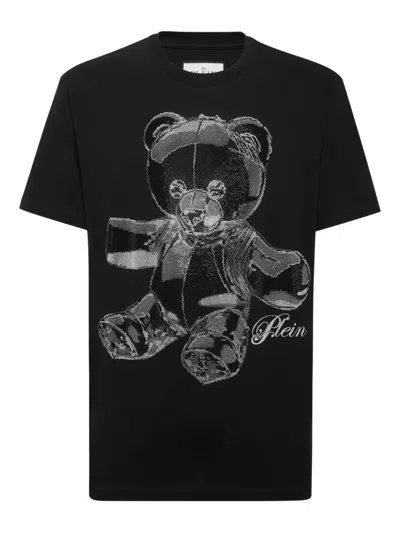 Philipp Plein Teddy Bear-motif T-shirt In Black