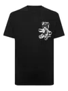 Philipp Plein Teddy Bear-print Crew-neck T-shirt In Black