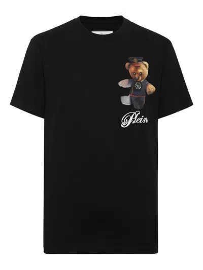 Philipp Plein Teddy Bear-print T-shirt In Black