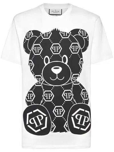 Philipp Plein Teddy Bear-print T-shirt In White