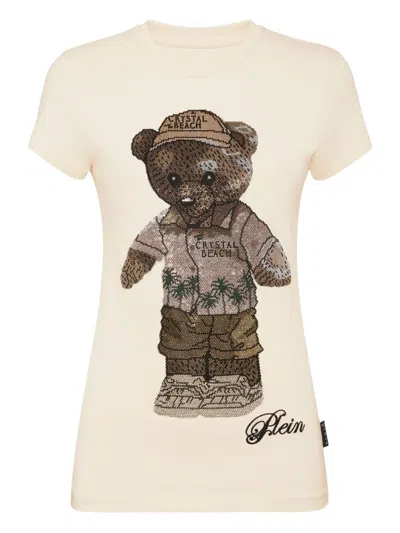 Philipp Plein Teddy-bear T-shirt In Neutral