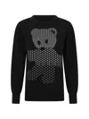 Philipp Plein Teddy Pullover Mit Kristallen In Black
