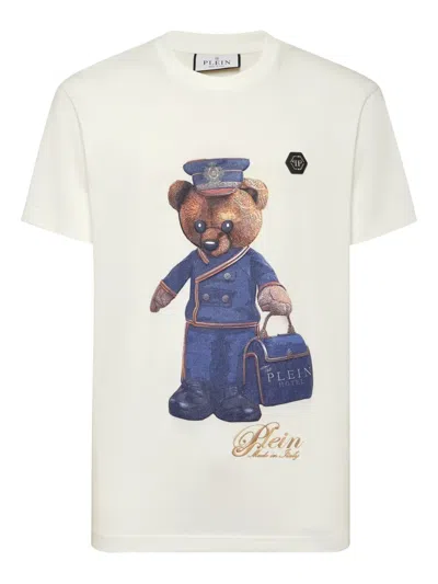 Philipp Plein Teddy Doorman T-shirt In White