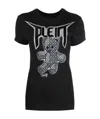 Philipp Plein Teddy Logo T-shirt In Black