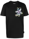 Philipp Plein Teddy Print T-shirt In Black