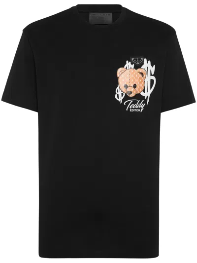 Philipp Plein Teddy T-shirt In Black