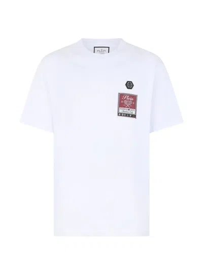 Philipp Plein Tennis Society T-shirt In White