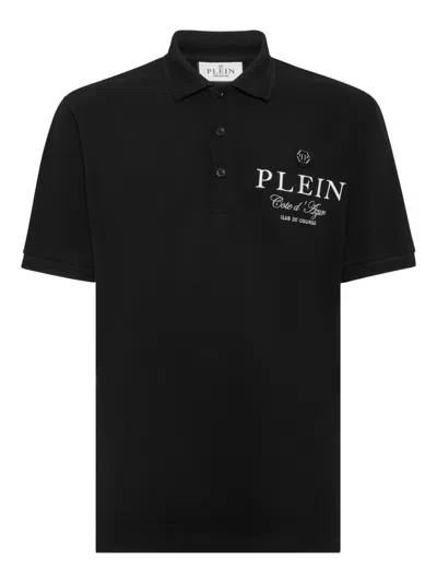 Philipp Plein The Course Polo Shirt In Black