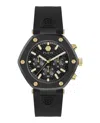 Philipp Plein The Hexagon Chrono Silicone Watch In Multi