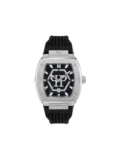 Philipp Plein Stainless Steel Watches The Hexagon Phantom Men In Black