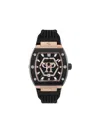 Philipp Plein Stainless Steel Watches The Hexagon Phantom In Black