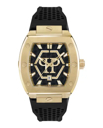 PHILIPP PLEIN THE HEXAGON PHANTOM SILICONE WATCH