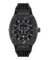 Philipp Plein The Hexagon Phantom Silicone Watch In Multi