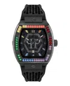 Philipp Plein The Hexagon Phantom Silicone Watch In Multi