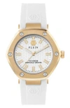 Philipp Plein The Hexagon Silicone Watch Woman Wrist Watch Gold Size Onesize Stainless Steel