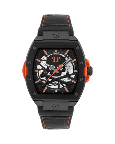 Philipp Plein Skeleton 2.0 44mm Watch In Black