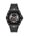 Philipp Plein The $keleton 2.0 Watch, 44mm In Black/black