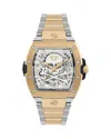Philipp Plein The $keleton 2.0 Watch, 44mm In Silver/two Tone