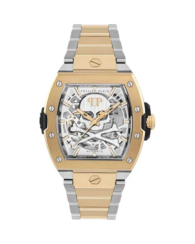 Philipp Plein The $keleton 2.0 Watch, 44mm In Silver/two Tone