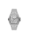 Philipp Plein The $keleton 2.0 Watch, 44mm In Silver