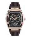 Philipp Plein The Skeleton Crystal-accent 44mm In Multi