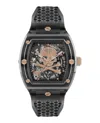 Philipp Plein The $keleton Crystal Automatic Watch In Black