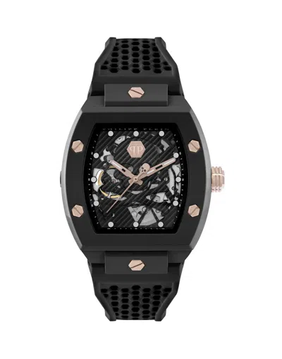 Philipp Plein The $keleton Ecoceramic Watch In Black