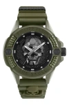 Philipp Plein The $kull Ecoceramic 44mm In Green
