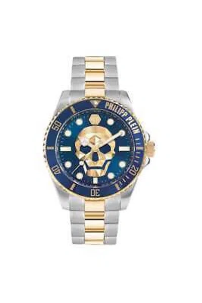 Pre-owned Philipp Plein The $kull Diver Gents Watch 44mm Pwoaa0722