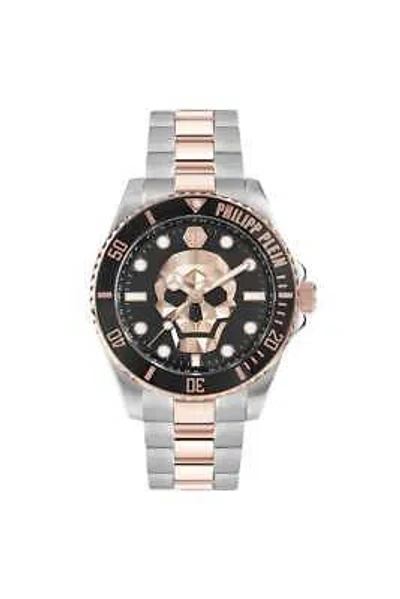 Pre-owned Philipp Plein The $kull Diver Gents Watch 44mm Pwoaa0822