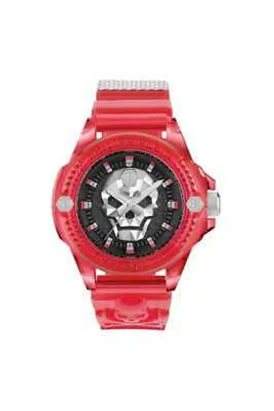 Pre-owned Philipp Plein The $kull Diver Gents Watch 44mm Pwwaa0223