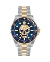 Philipp Plein The $kull Diver Watch, 44mm In Two Tone