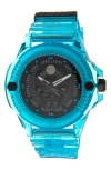 Philipp Plein The $kull Scuba Duba Silicone Strap Watch, 44mm
