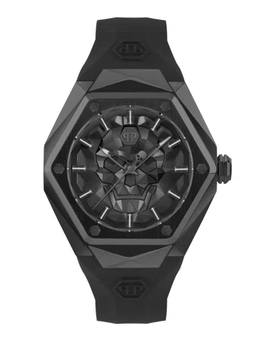 PHILIPP PLEIN THE $KULL SPIKES SILICONE WATCH