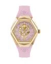 Philipp Plein The $kull Spikes Watch, 40mm In Pink