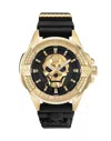 Philipp Plein The $kull Titan Gold Watch In Multi