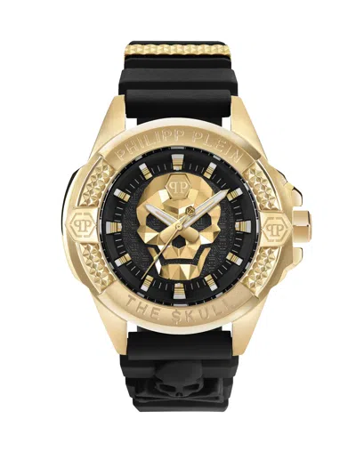 Philipp Plein The $kull Titan Gold Watch In Multi