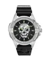 Philipp Plein The $kull Titan Silver Watch In Silver
