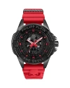 Philipp Plein The Skull 44mm In Black/red