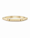 PHILIPP PLEIN PHILIPP PLEIN THE PLEIN CUFF BANGLE BRACELET MAN BRACELET GOLD SIZE L STAINLESS STEEL