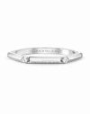 PHILIPP PLEIN PHILIPP PLEIN THE PLEIN CUFF BANGLE BRACELET MAN BRACELET SILVER SIZE S STAINLESS STEEL