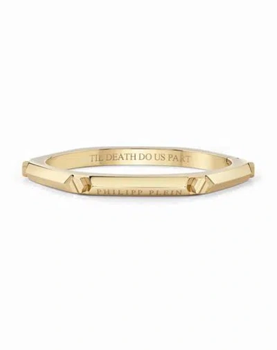 Philipp Plein The Plein Cuff Bangle Bracelet Woman Bracelet Gold Size 6 Stainless Steel