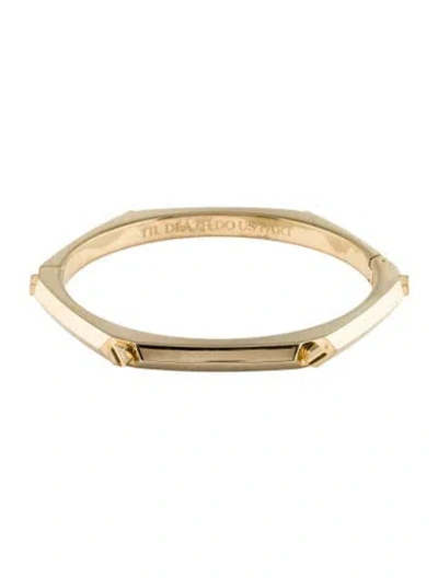 Pre-owned Philipp Plein 'the Plein' Cuff Bracelet, 7.5" In Multi
